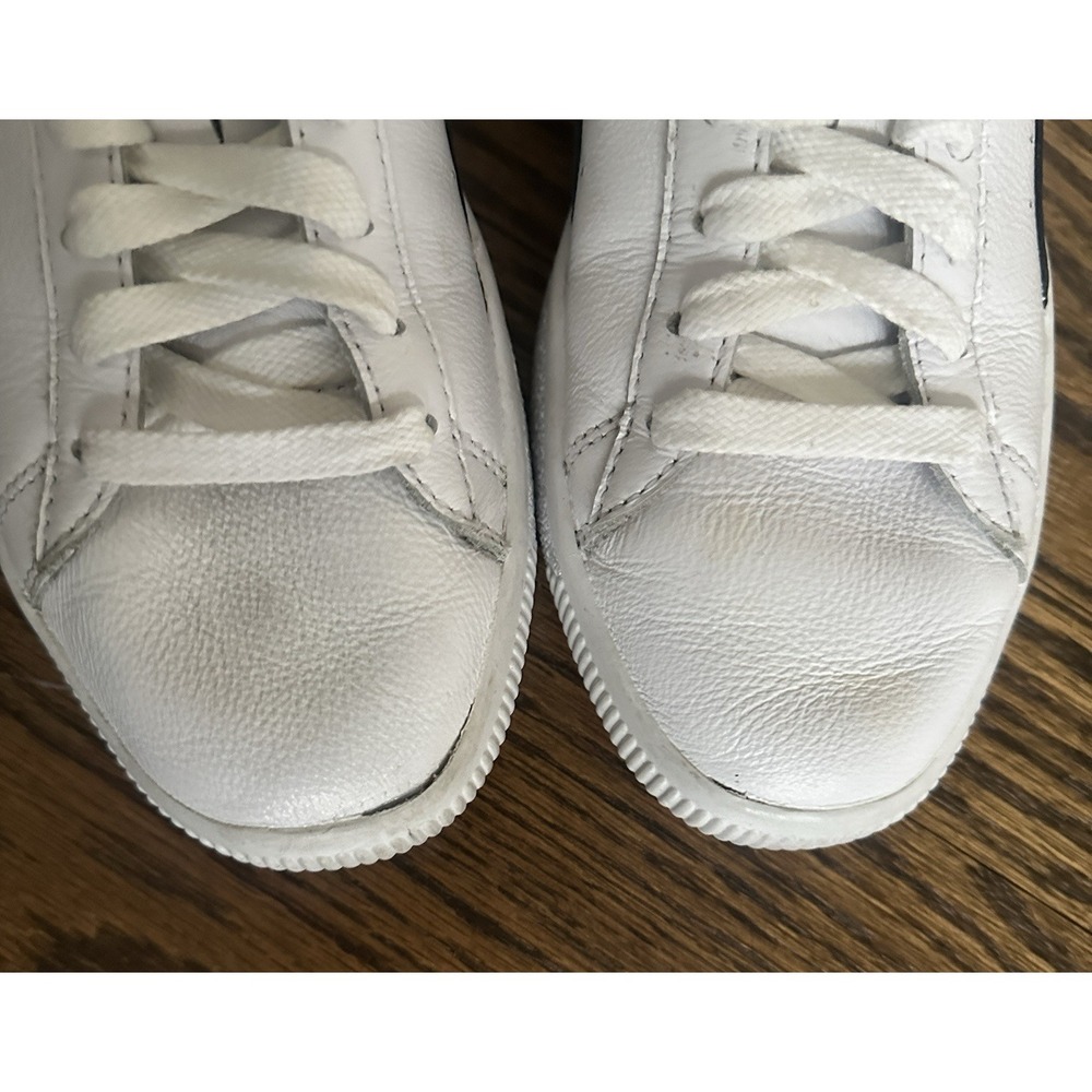 Puma Clyde Core L. Foil White Black Gold 364669-01 Mens 7.5 Classic Sneakers - Picture 2 of 16
